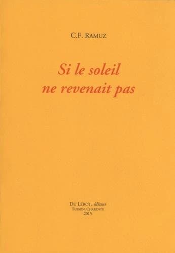 Si le soleil ne revenait pas