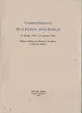 Correspondance Félix Fénéon-John Rewald : 27 février 1937-23 janvier 1941