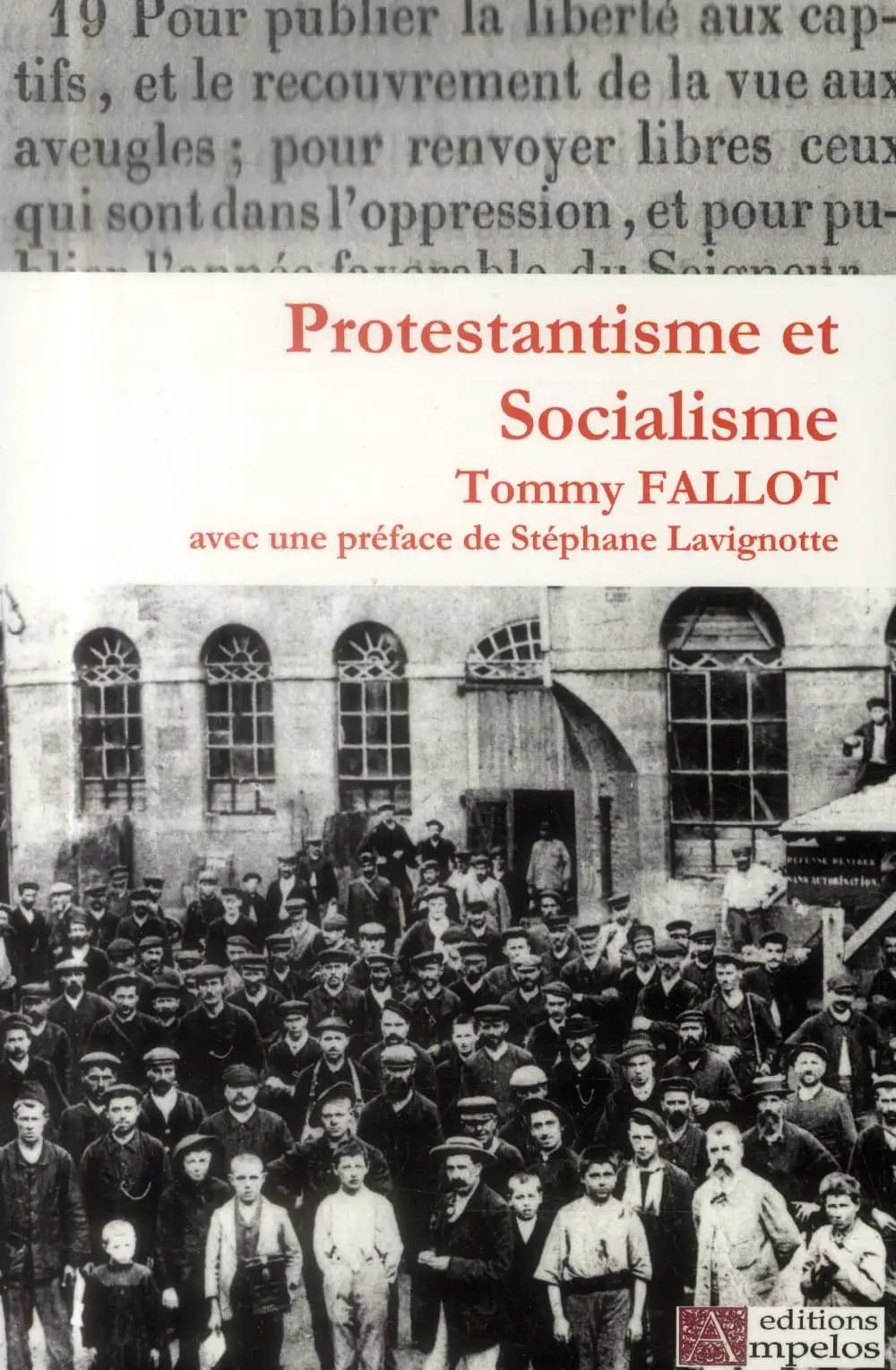 Protestantisme et socialisme : lettres et articles