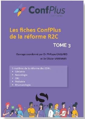 Les fiches Confplus : conformes à la réforme r2c : 7 matières de la réforme des EDN. Tome 3, Cardiologie, génétique, gériatrie, neurologie, pédiatrie, rhumatologie, maxillo-faciale, neurochirurgie