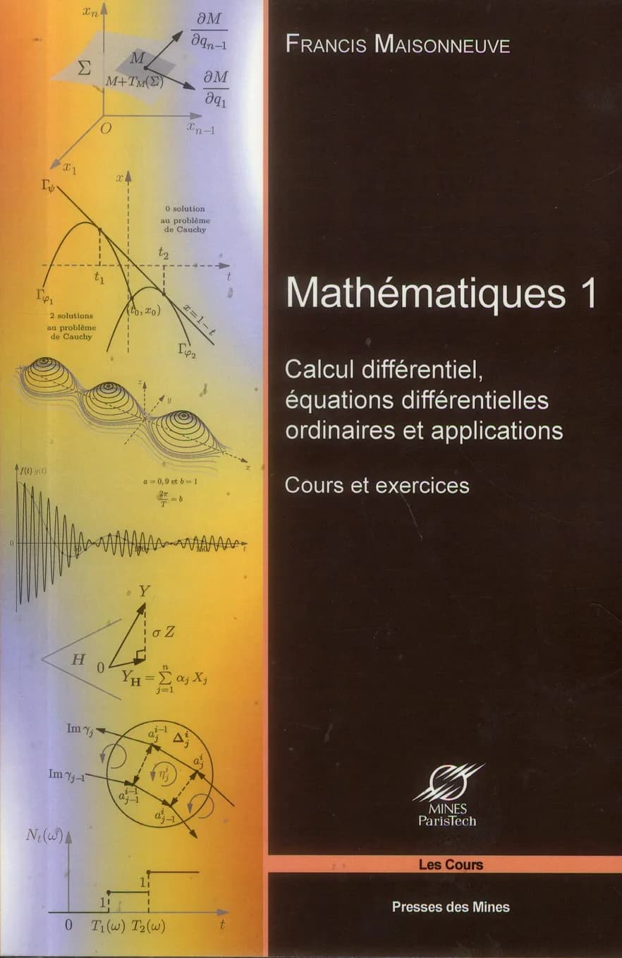 Calcul différentiel, équations différentielles ordinaires et applications : cours et exercices