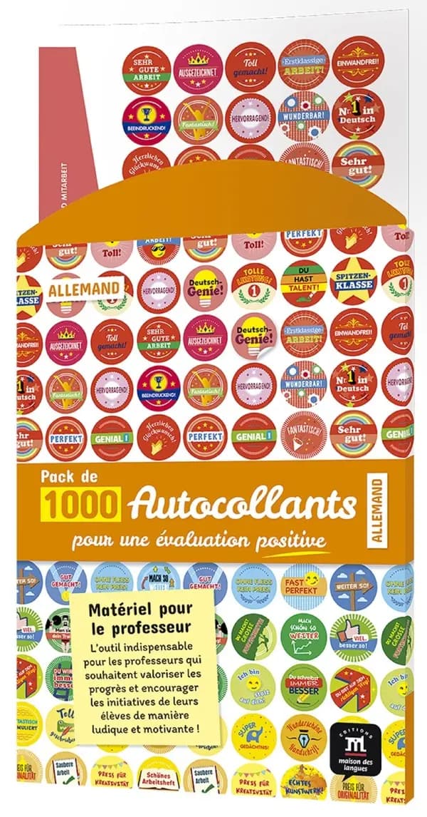 Pack d'autocollants allemand