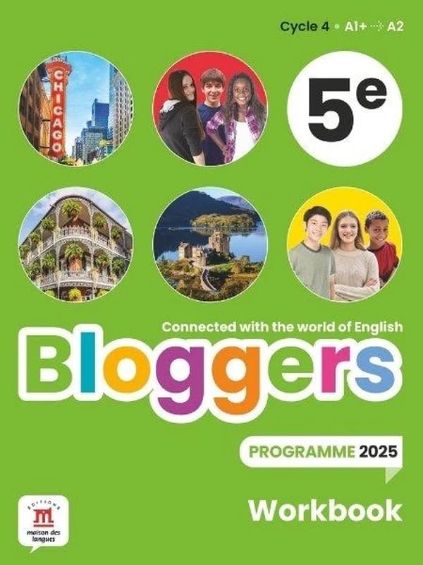 Bloggers : Anglais : 5e ; Workbook (édition 2026)