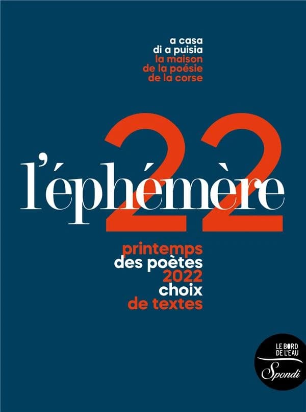 L'éphemère, le Printemps des Poètes 2022