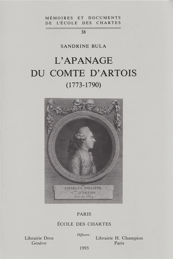 L' Apanage du comte d'Artois (1773-1790)