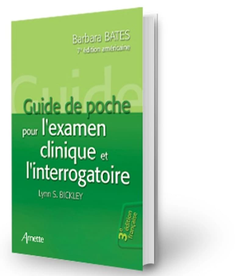 GUIDE DE POCHE POUR L'EXAMEN CLINIQUE