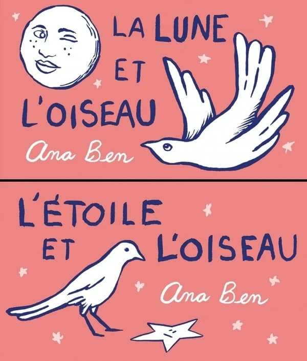 La lune et l'oiseau
