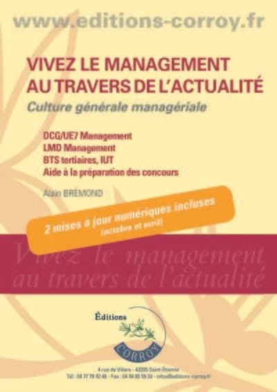 Vivez le management au travers de l'actualité (Éd. 2021-2022) par Alain Brémond