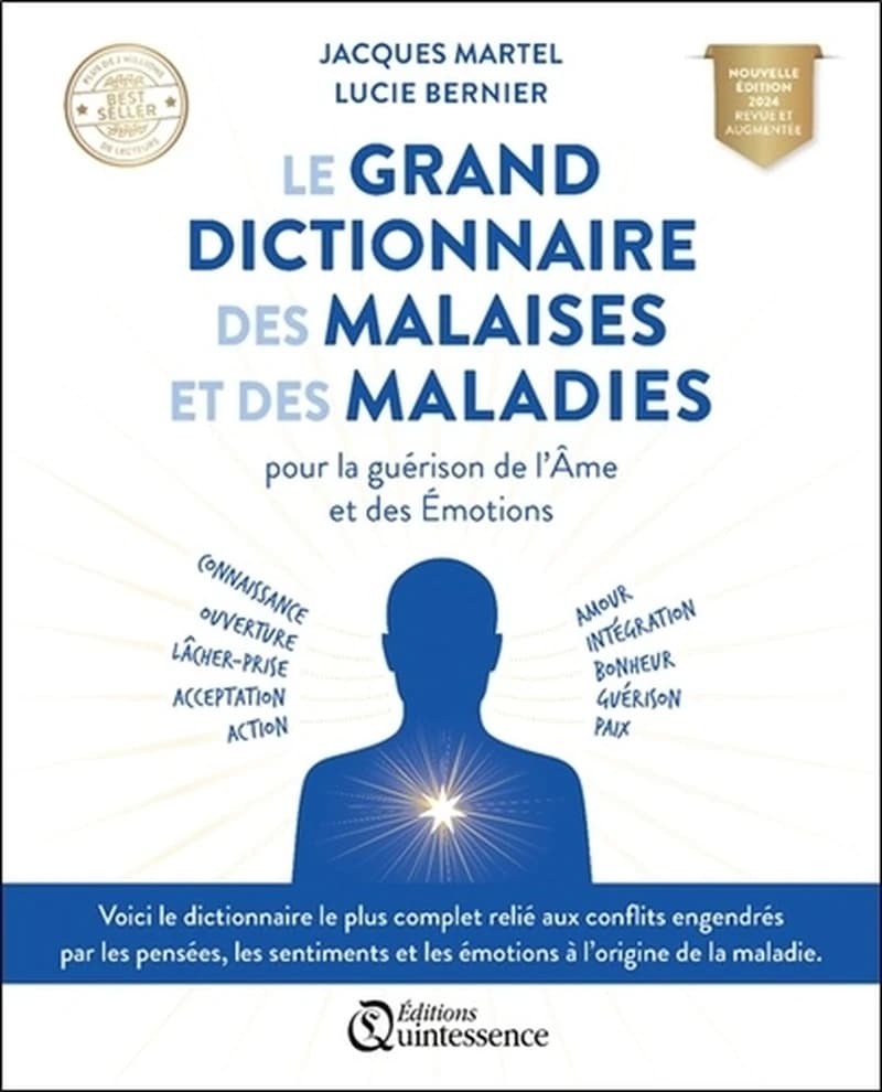 Le grand dictionnaire des malaises et des maladies pour la guérison de l'âme et des émotions (3e éd.) Jacques Martel, Lucie Bernier