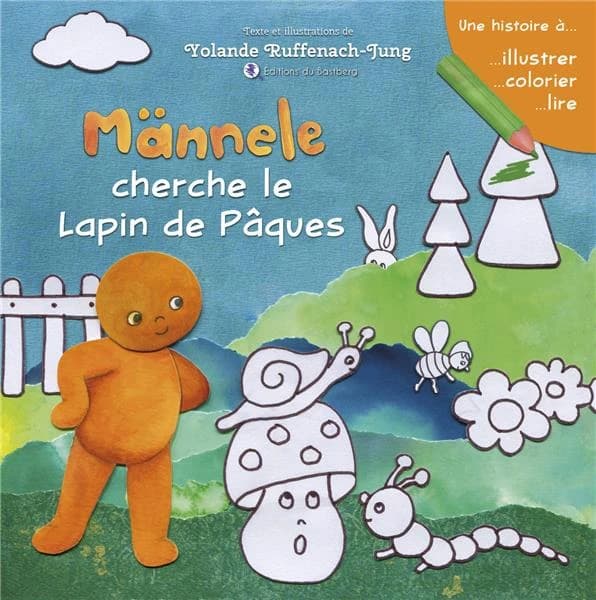 Männele cherche le lapin de Pâques : [Album à colorier]