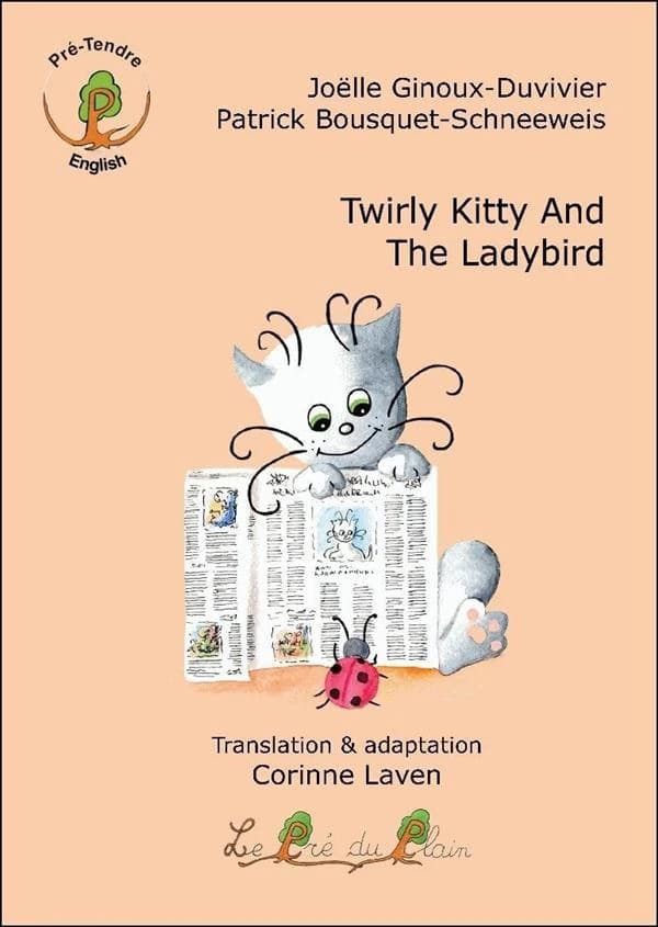 Twirly kitty and the ladybird