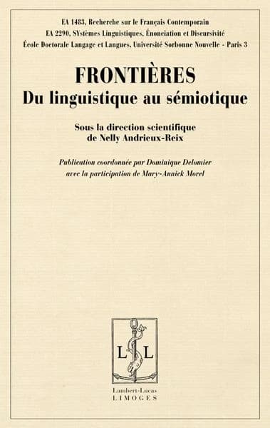 Frontières, du linguistique au sémiotique