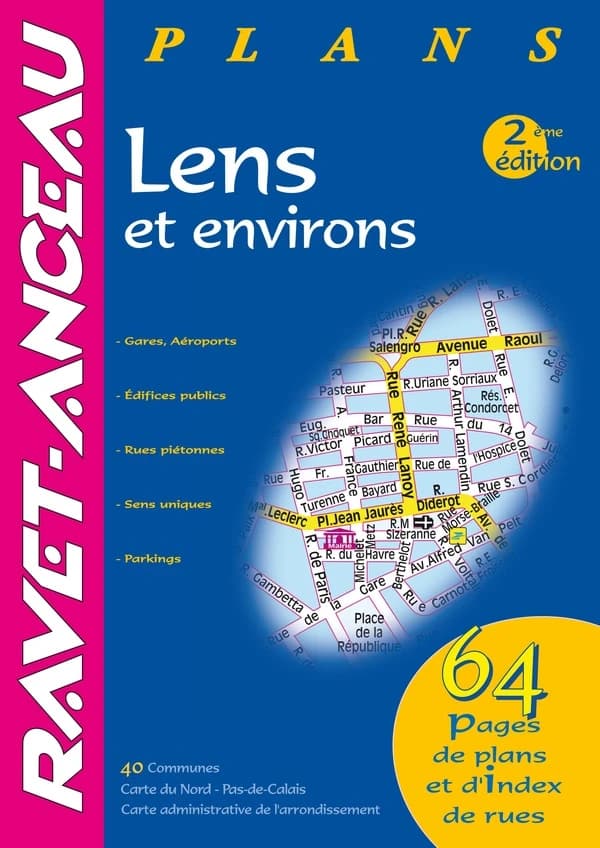 Lens et environs : plans (Éd. 2) [réalisé et publié par] Ravet-Anceau