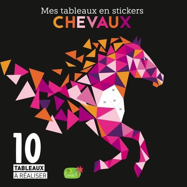 Mes tableaux en stickers : les chevaux