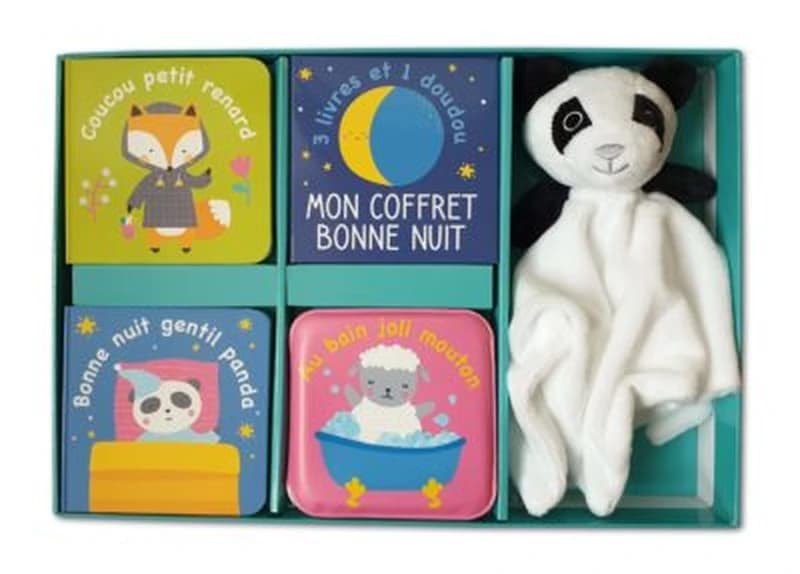 Mon coffret bonne nuit : 3 livres et 1 doudou