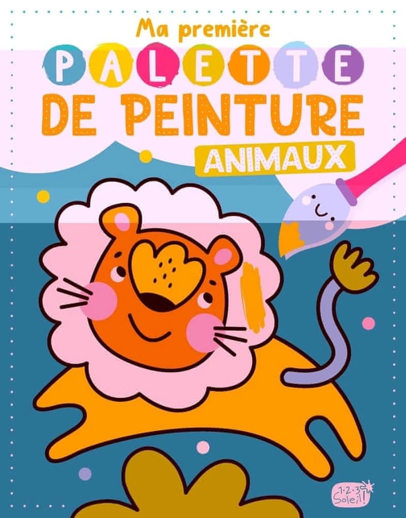 Ma première palette de peinture : animaux : [Album à colorier]