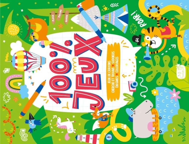 Grand livre de jeux : 100% jeux