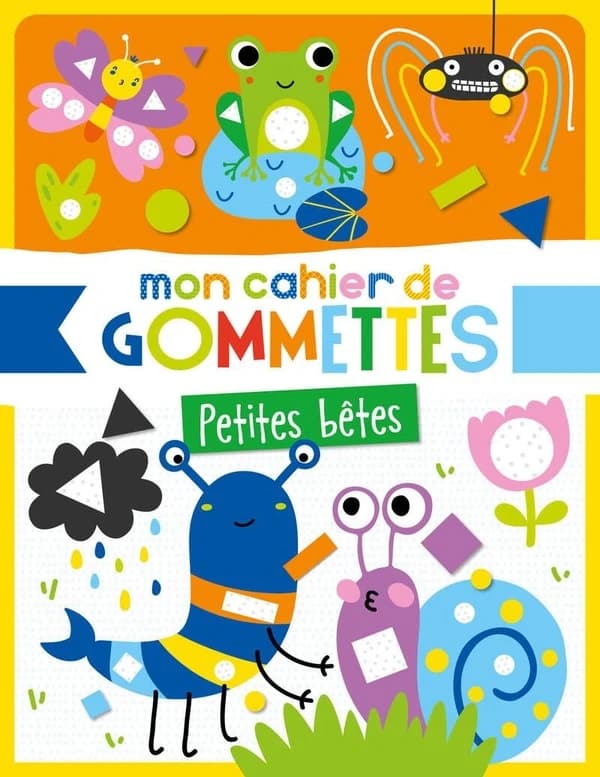 Mon cahier de gommettes : petites bêtes : [Autocollant]