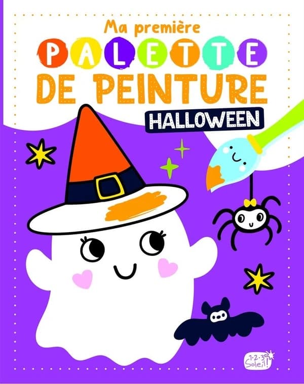 Ma première palette de peinture : Halloween : [Album à colorier]