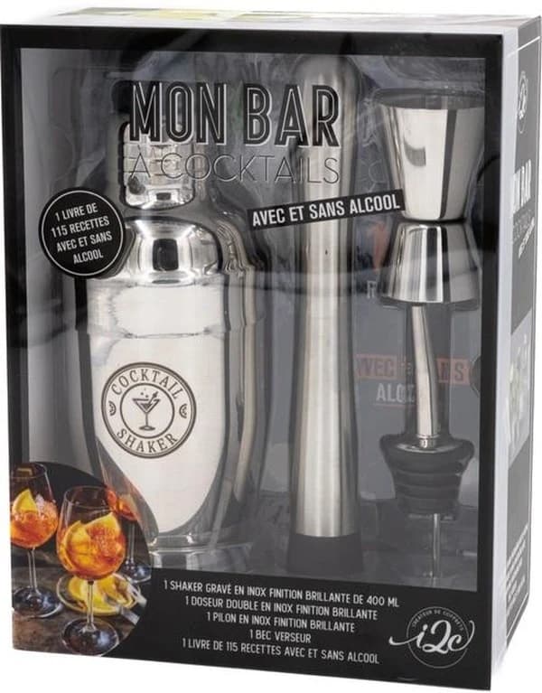 Mon bar à cocktails : Avec et sans alcool