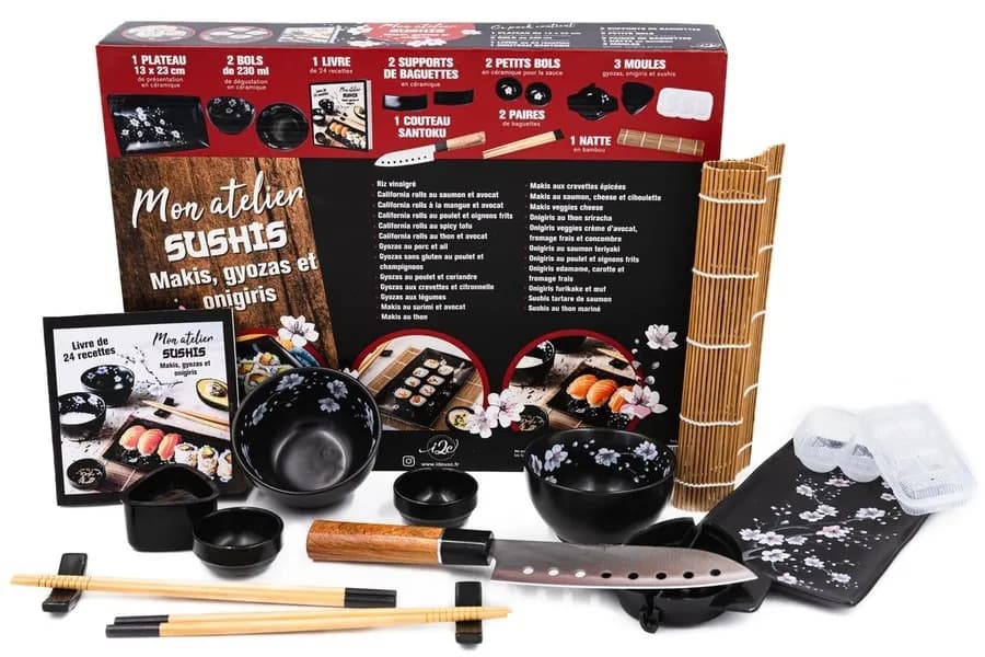 Mon atelier sushis, makis, gyozas & onigiris maison
