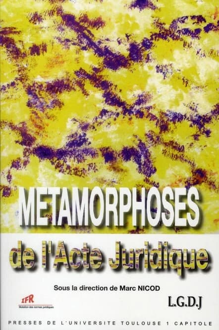 Métamorphoses de l'acte juridique