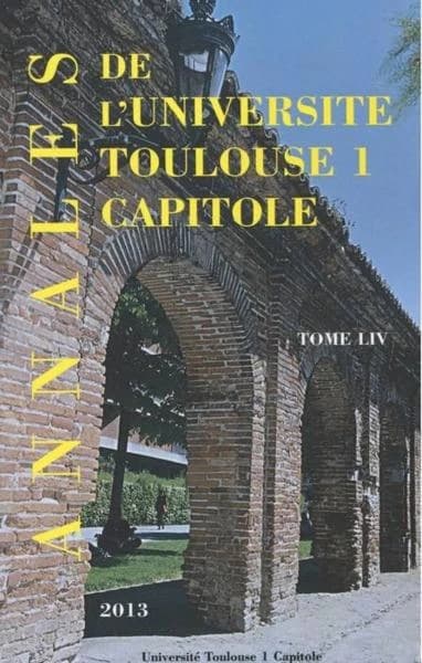 Annales UT1 capitole 2013 t.LIV