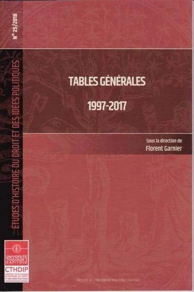 Tables générales 1997-2017