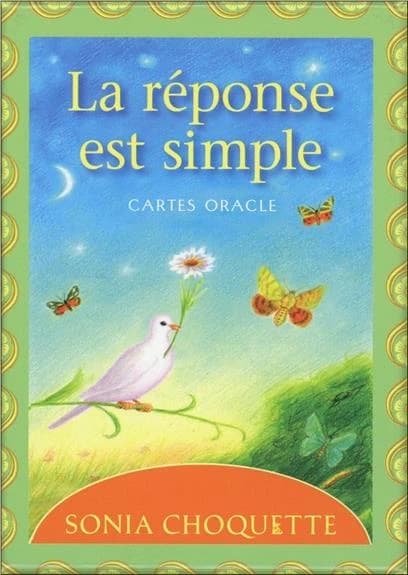 La réponse est simple ; coffret ; cartes oracles