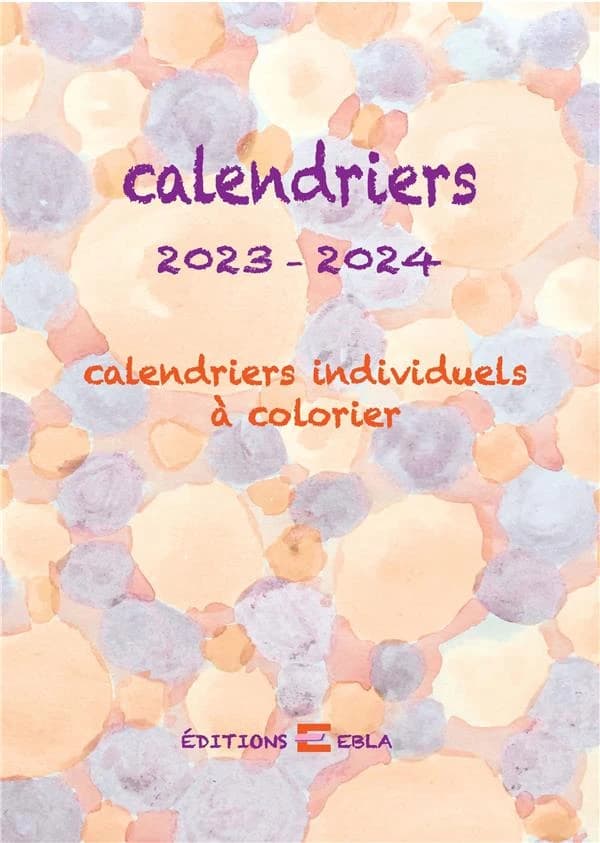 Calendriers et fichiers d'activités 3