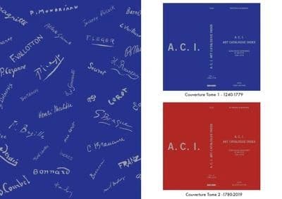 A.C.I. art catalogue index : catalogues raisonnés of artists ; 1240-2019