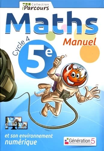 Manuel iParcours maths cycle 4 - 5e