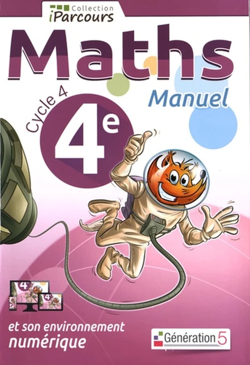 IParcours : mathématiques : 4e : manuel (édition 2016)