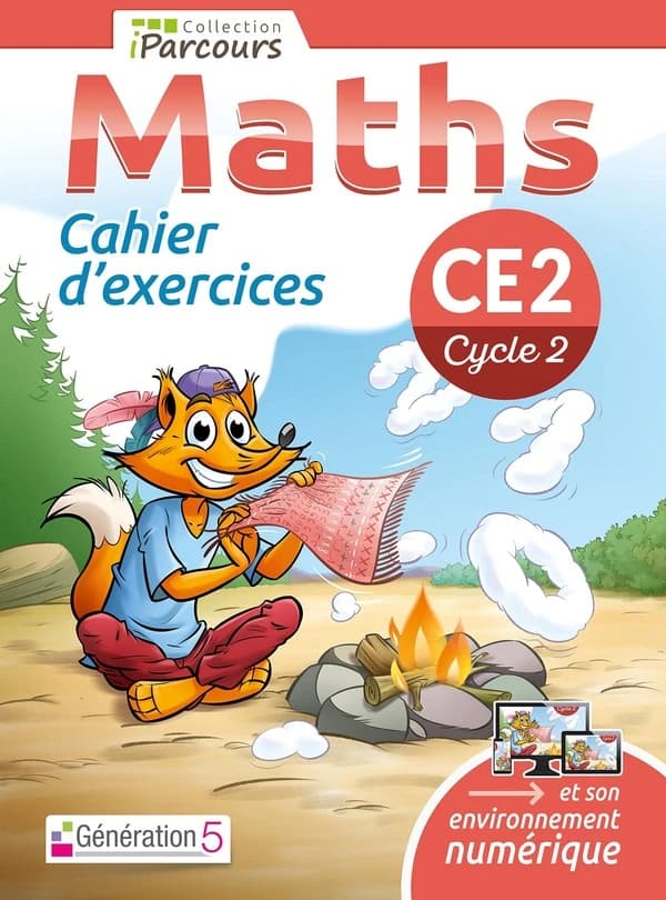 IParcours : maths ; CE2 ; cycle 2 ; cahier d'exercices