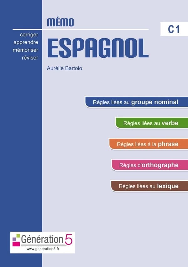 Mémo : espagnol ; C1 ; classes prépas