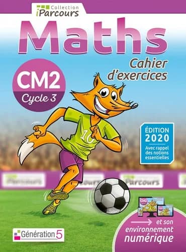 IParcours : maths ; CM2 ; cahier d'exercices (édition 2020)