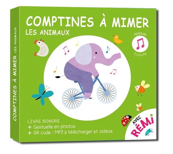 Comptines à mimer, les animaux, avec Rémi
