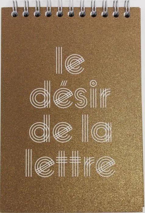 Le désir de la lettre : lettres de verre