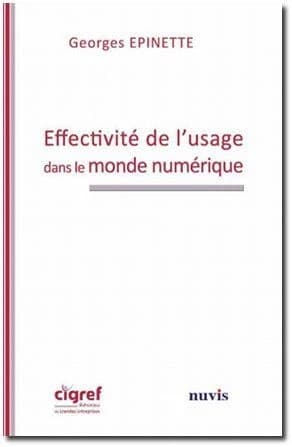 Effectivité de l'usage dans le monde numérique