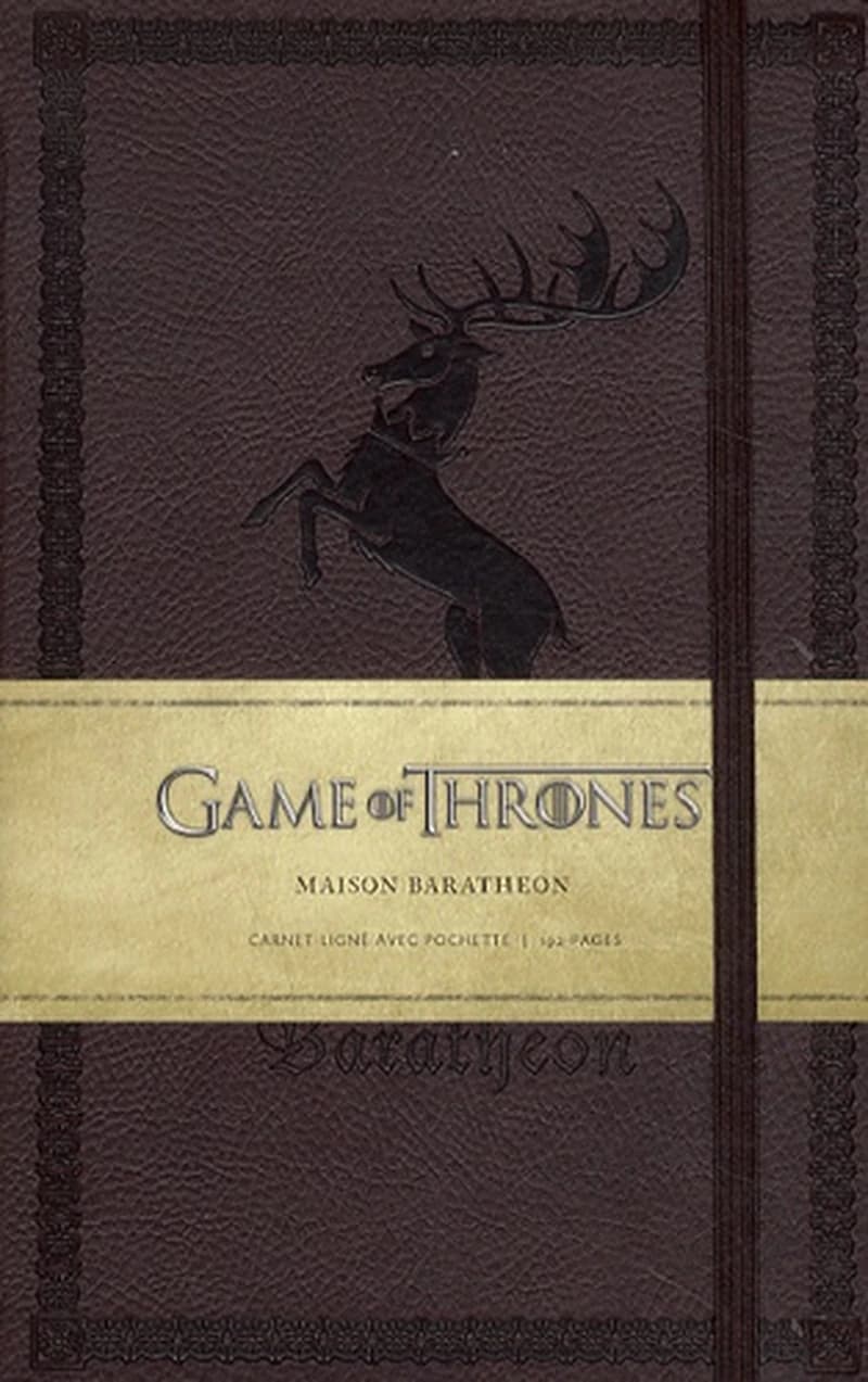 Game of Thrones, Maison Baratheon - Carnet ligné avec pochette