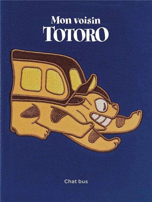 Carnet Ghibli peluche : chat bus