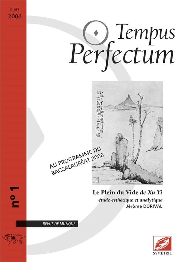 Tempus Perfectum n.1 : le plein du vide de Xu Yi ; étude esthétique et analytique
