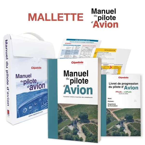 Mallette du Manuel du pilote d'avion : Formation initiale et maintien des compétences