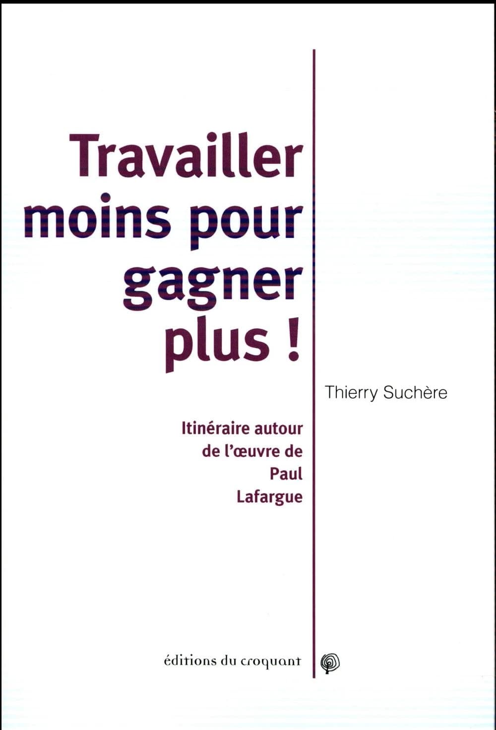Travailler moins pour gagner plus ! : itinéraire autour de l'oeuvre de Paul Lafargue
