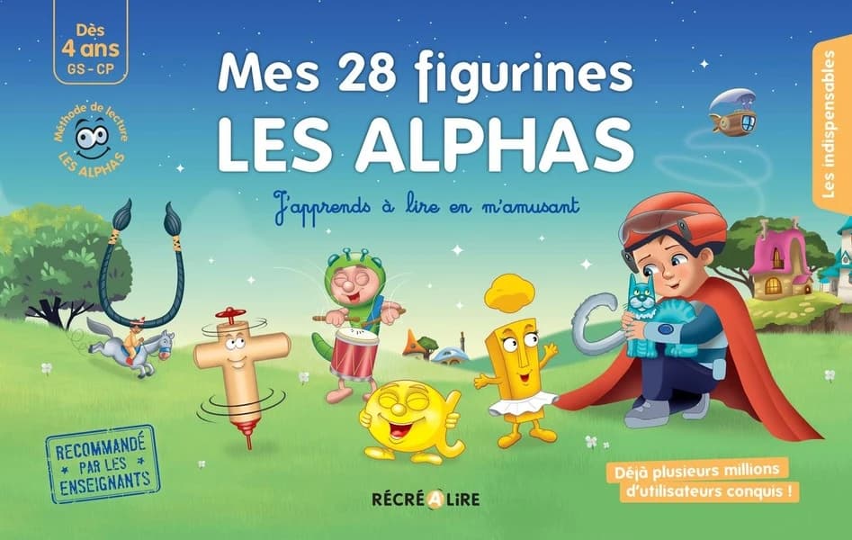 Mes 28 figurines Les Alphas ; GS-CP