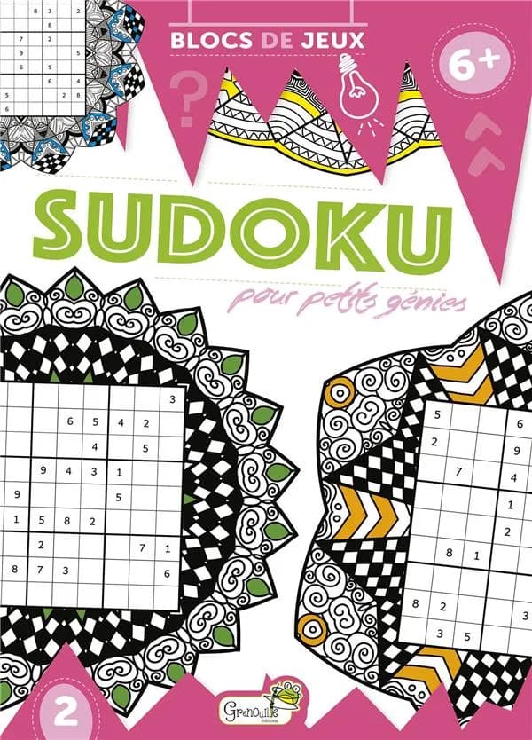 Blocs de jeux : sudoku pour petits génies