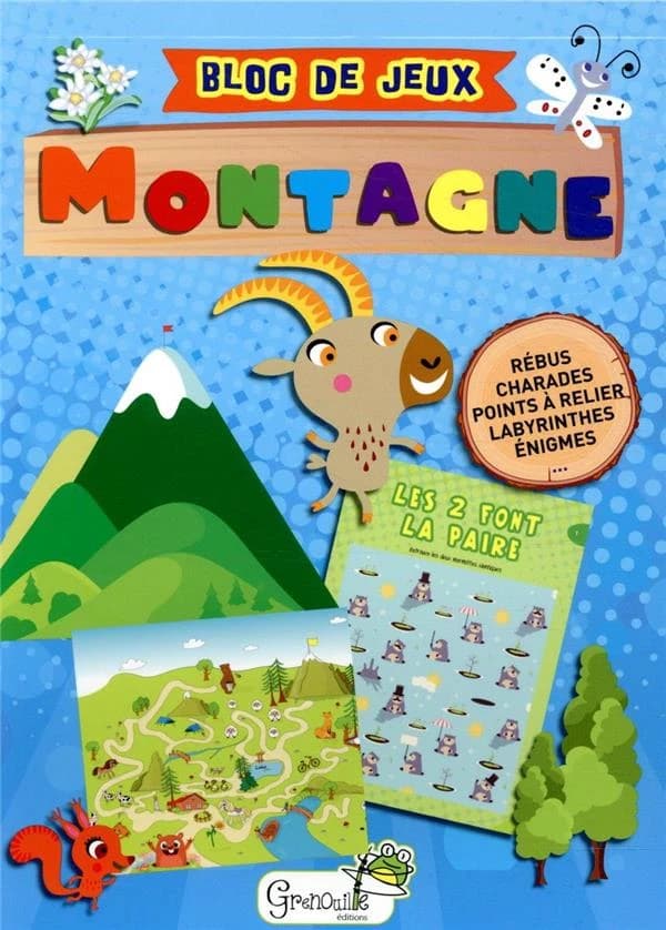 Bloc de jeux ; montagne