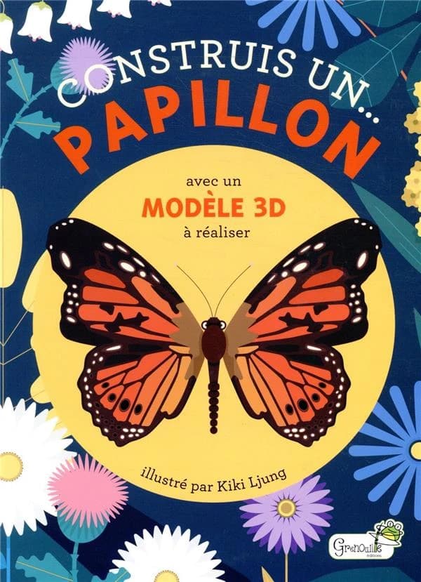 Construis un papillon : avec un modèle 3D à réaliser
