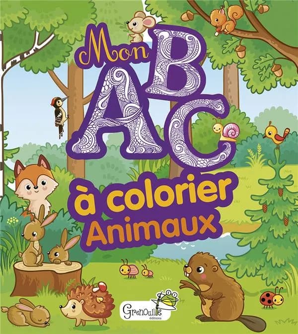 Mon ABC à colorier : animaux : [Album à colorier]