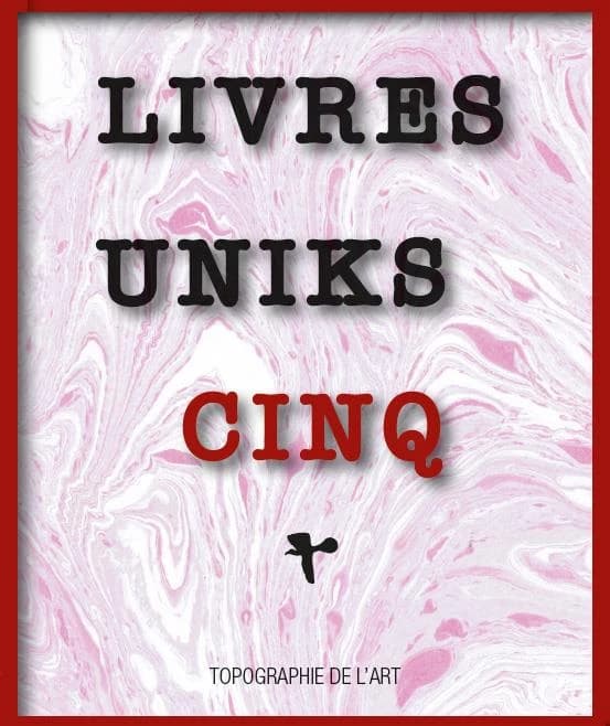 Livres uniks cinq : [exposition, Paris, 16 septembre-11 novembre 2023], Topographie de l'art